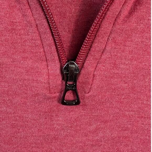 Ralph Lauren Polo red Long Sleeve 1/4 Button Pullover Sweater Men's 2XL Logo - Picture 4 of 12